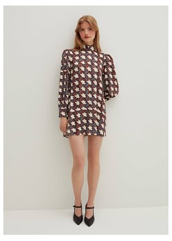 STEFANEL Sukienka w kolorze czarno-czerwono-błękitnym ze sklepu Limango Polska w kategorii Sukienki - zdjęcie 188383391