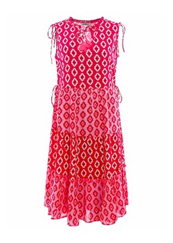Zwillingsherz Sukienka "Lise" w kolorze czerwono-różowym ze sklepu Limango Polska w kategorii Sukienki - zdjęcie 188383490