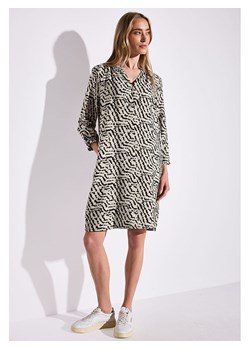 Street One Sukienka w kolorze kremowo-czarnym ze sklepu Limango Polska w kategorii Sukienki - zdjęcie 188383552