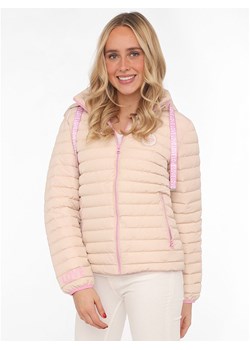 Zwillingsherz Kurtka pikowana "Love" w kolorze beżowym ze sklepu Limango Polska w kategorii Kurtki damskie - zdjęcie 188384052