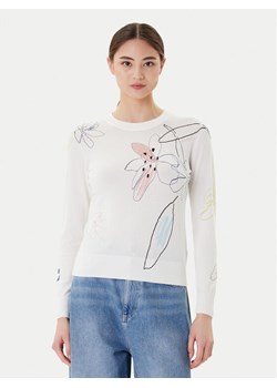 Desigual Sweter Arty 25WWJF33 Biały Regular Fit ze sklepu MODIVO w kategorii Swetry damskie - zdjęcie 188384714