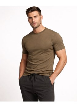 T-shirt premium 190g bawełniany khaki Recea ze sklepu Recea.pl w kategorii T-shirty męskie - zdjęcie 188384912