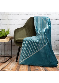 KOC GINKO3 150 X 200 CM TURKUSOWY ze sklepu lenaodniemowlakadoszkolniaka.pl w kategorii Narzuty i kapy - zdjęcie 188385330