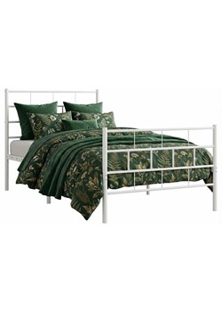 Łóżko białe metalowe 100x200 W2-W08 ze sklepu Edinos.pl w kategorii Łóżka i materace - zdjęcie 188385460