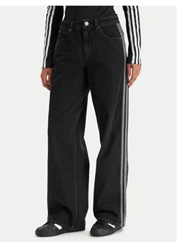 adidas Jeansy Firebird KD2909 Czarny Regular Fit ze sklepu MODIVO w kategorii Jeansy damskie - zdjęcie 188385630