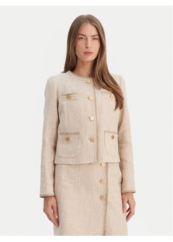 Luisa Spagnoli Marynarka Vasari 542790 Beżowy Regular Fit ze sklepu MODIVO w kategorii Marynarki damskie - zdjęcie 188385643