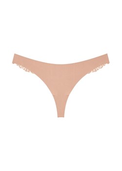 Triumph stringi damskie Pretty Micro 10222212-00EP, Kolor beżowy, Rozmiar L, Triumph ze sklepu Intymna w kategorii Majtki damskie - zdjęcie 188386174