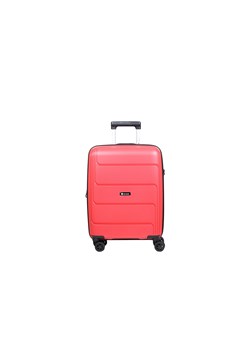 Czerwona walizka kabinowa z polipropylenu poszerzana Hard Class ze sklepu Słoń Torbalski w kategorii Walizki - zdjęcie 188387563