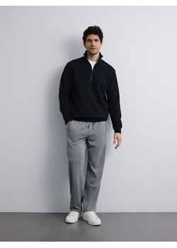 Reserved - Gładka bluza ze stójką - czarny ze sklepu Reserved w kategorii Bluzy męskie - zdjęcie 188388051