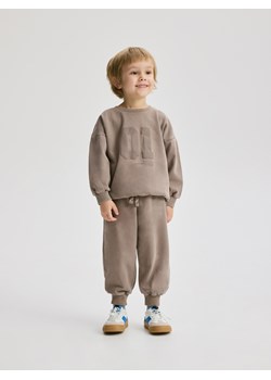Reserved - Dzianinowy komplet oversize - brązowy ze sklepu Reserved w kategorii Komplety chłopięce - zdjęcie 188388153