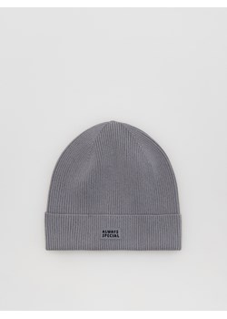 Reserved - Czapka z naszywką - ciemnoszary ze sklepu Reserved w kategorii Czapki dziecięce - zdjęcie 188388202