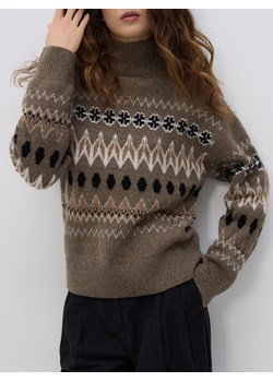 Reserved - Wełniany sweter - wielobarwny ze sklepu Reserved w kategorii Swetry damskie - zdjęcie 188388212