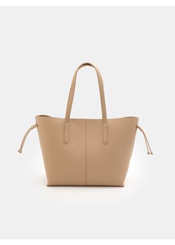 Sinsay - Duża torba shopper - beżowy ze sklepu Sinsay w kategorii Torby Shopper bag - zdjęcie 188389391
