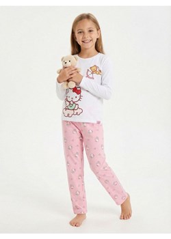 Sinsay - Bawełniana piżama dwuczęściowa Hello Kitty - biały ze sklepu Sinsay w kategorii Piżamy dziecięce - zdjęcie 188389480
