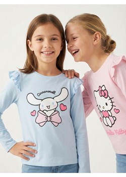 Sinsay - Bawełniana koszulka z nadrukiem Hello Kitty - wielobarwny ze sklepu Sinsay w kategorii Bluzki dziewczęce - zdjęcie 188389540