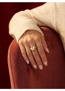 Sinsay - Pierścionki 2 pack - złoty ze sklepu Sinsay w kategorii Pierścionki - zdjęcie 188389554