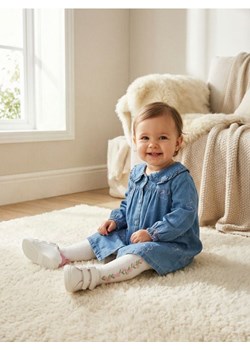 Sinsay - Sukienka jeansowa - niebieski ze sklepu Sinsay w kategorii Sukienki niemowlęce - zdjęcie 188389560