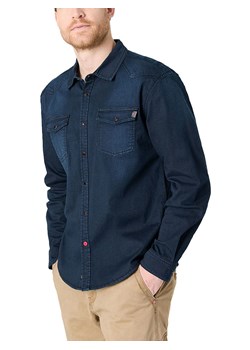 Timezone Koszula dżinsowa - Regular fit - w kolorze granatowym ze sklepu Limango Polska w kategorii Koszule męskie - zdjęcie 188390104