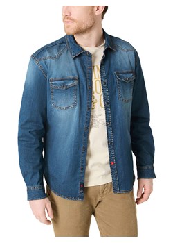 Timezone Koszula dżinsowa - Regular fit - w kolorze niebieskim ze sklepu Limango Polska w kategorii Koszule męskie - zdjęcie 188390110