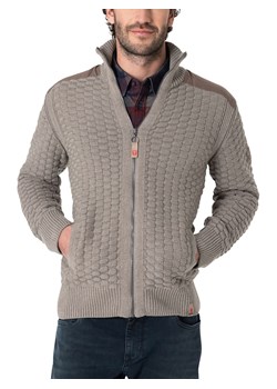 Timezone Kardigan w kolorze szarobrązowym ze sklepu Limango Polska w kategorii Swetry męskie - zdjęcie 188390323