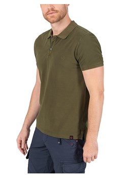 Timezone Koszulka polo w kolorze khaki ze sklepu Limango Polska w kategorii T-shirty męskie - zdjęcie 188391060