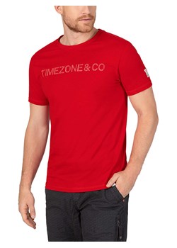 Timezone Koszulka w kolorze czerwonym ze sklepu Limango Polska w kategorii T-shirty męskie - zdjęcie 188391190