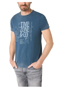 Timezone Koszulka w kolorze niebieskim ze sklepu Limango Polska w kategorii T-shirty męskie - zdjęcie 188391212