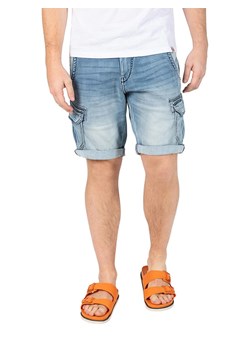 Timezone Szorty dżinsowe "Stanley" - Slim fit - w kolorze błękitnym ze sklepu Limango Polska w kategorii Spodenki męskie - zdjęcie 188391254
