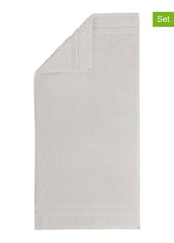 Egeria Ręczniki (3 szt.) w kolorze jasnoszarym dla gości ze sklepu Limango Polska w kategorii Ręczniki - zdjęcie 188391473