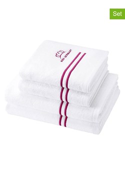 Egeria Ręczniki (2 szt.) "Miss Germany" w kolorze biało-różowym do rąk ze sklepu Limango Polska w kategorii Ręczniki - zdjęcie 188391561