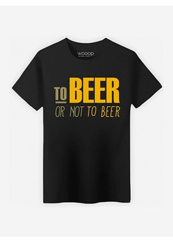 WOOOP Koszulka "To Beer or not to Beer" w kolorze czarnym ze sklepu Limango Polska w kategorii T-shirty męskie - zdjęcie 188391650