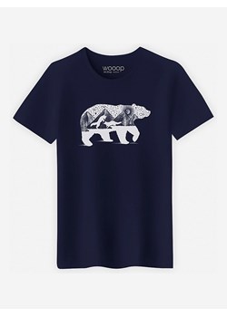 WOOOP Koszulka "Bear and Foxes" w kolorze granatowym ze sklepu Limango Polska w kategorii T-shirty męskie - zdjęcie 188391651