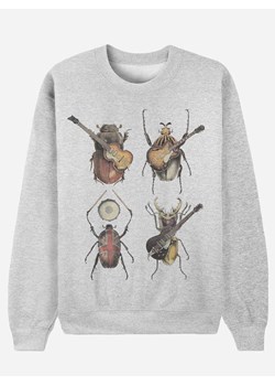 WOOOP Bluza "Beetles" w kolorze szarym ze sklepu Limango Polska w kategorii Bluzy damskie - zdjęcie 188391723