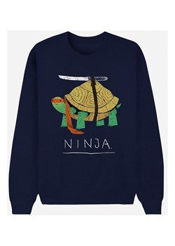 WOOOP Bluza "Ninja Turtle" w kolorze granatowym ze sklepu Limango Polska w kategorii Bluzy damskie - zdjęcie 188391752