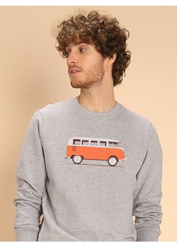 WOOOP Bluza "Red Van" w kolorze szarym ze sklepu Limango Polska w kategorii Bluzy męskie - zdjęcie 188391791