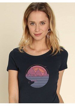WOOOP Koszulka "The mountains are calling" w kolorze granatowym ze sklepu Limango Polska w kategorii Bluzki damskie - zdjęcie 188391822