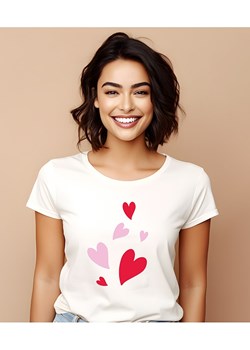 WOOOP Koszulka "Hearts" w kolorze białym ze sklepu Limango Polska w kategorii Bluzki damskie - zdjęcie 188391863