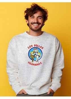 WOOOP Bluza "Hermanos" w kolorze jasnoszarym ze sklepu Limango Polska w kategorii Bluzy męskie - zdjęcie 188391931