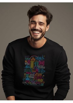 WOOOP Bluza "Home Sweet Home" w kolorze czarnym ze sklepu Limango Polska w kategorii Bluzy męskie - zdjęcie 188391933