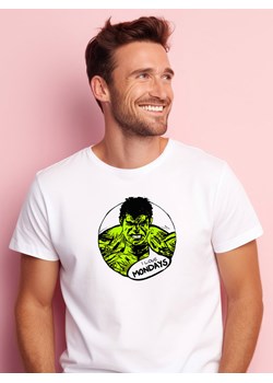WOOOP Koszulka "Hulk" w kolorze białym ze sklepu Limango Polska w kategorii T-shirty męskie - zdjęcie 188391942