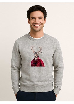 WOOOP Bluza w kolorze szarym ze sklepu Limango Polska w kategorii Bluzy męskie - zdjęcie 188392031