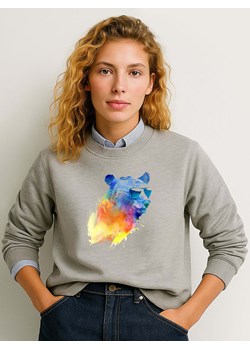 WOOOP Bluza "Sunny Bear" w kolorze szarym ze sklepu Limango Polska w kategorii Bluzy damskie - zdjęcie 188392043