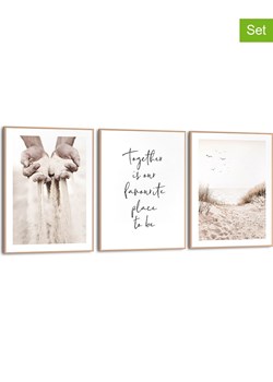 Orangewallz Druki artystyczne (3 szt.) "Summer Nature" w ramce ze sklepu Limango Polska w kategorii Obrazy - zdjęcie 188392121