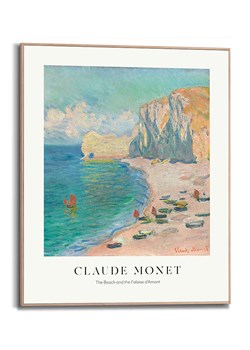 Orangewallz Druk artystyczny "Monet - Etretat Beach" w ramce ze sklepu Limango Polska w kategorii Obrazy - zdjęcie 188392583