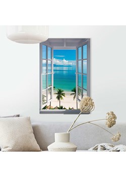 Orangewallz Druk artystyczny "Beach Window" ze sklepu Limango Polska w kategorii Obrazy - zdjęcie 188393191