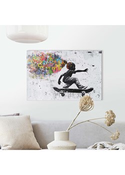 Orangewallz Druk artystyczny "Skater Girl" ze sklepu Limango Polska w kategorii Obrazy - zdjęcie 188393300