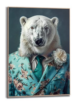 Orangewallz Druk artystyczny "Ice Bear Suit" w ramce ze sklepu Limango Polska w kategorii Obrazy - zdjęcie 188393602