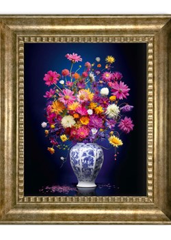Orangewallz Druk artystyczny "Pink Flower Vase" w ramce ze sklepu Limango Polska w kategorii Obrazy - zdjęcie 188393772
