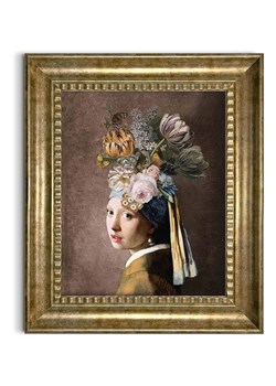 Orangewallz Druk artystyczny "Pearl and Flowers" w ramce ze sklepu Limango Polska w kategorii Obrazy - zdjęcie 188393932