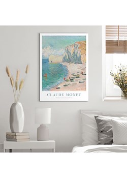 Orangewallz Druk artystyczny "Claude Monet - Etretat beach" w ramce ze sklepu Limango Polska w kategorii Obrazy - zdjęcie 188393952